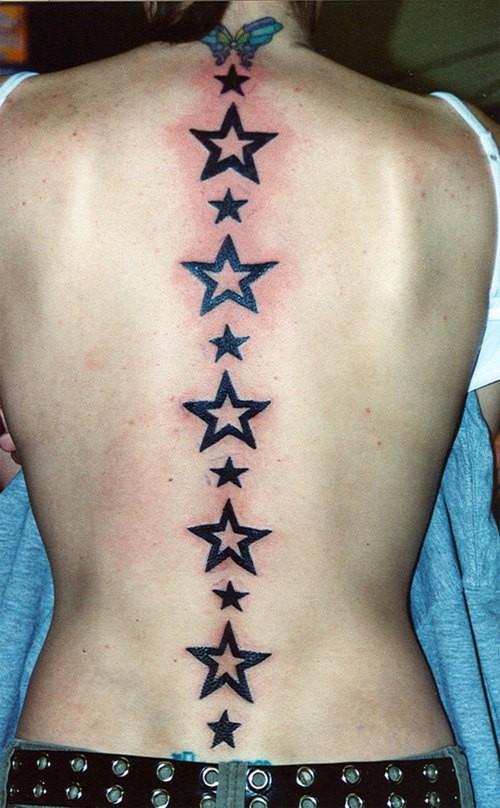 Tatuajes, Tatuadores y amantes de los tatuajes Tatuajes en la columna Partes cuerpo