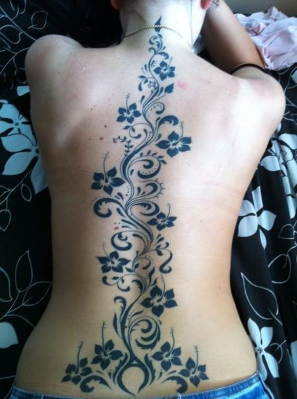 Tatuajes, Tatuadores y amantes de los tatuajes Tatuajes en la columna Partes cuerpo