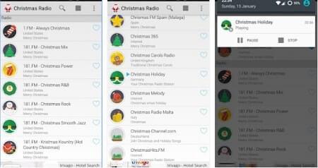 aplicación de canciones navideñas