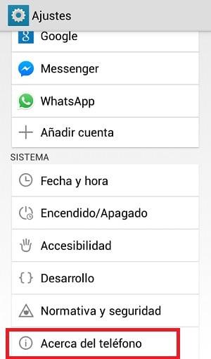 COMPROBAR VERSIÓN DE ANDROID
