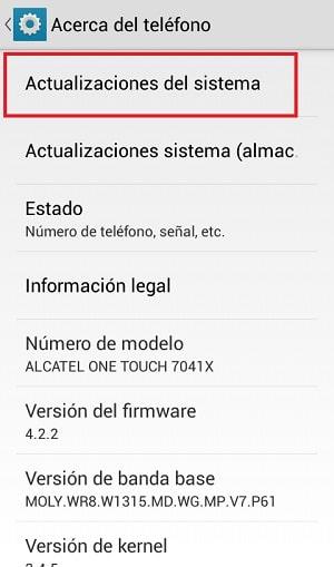 ACTUALIZACIÓN ANDROID