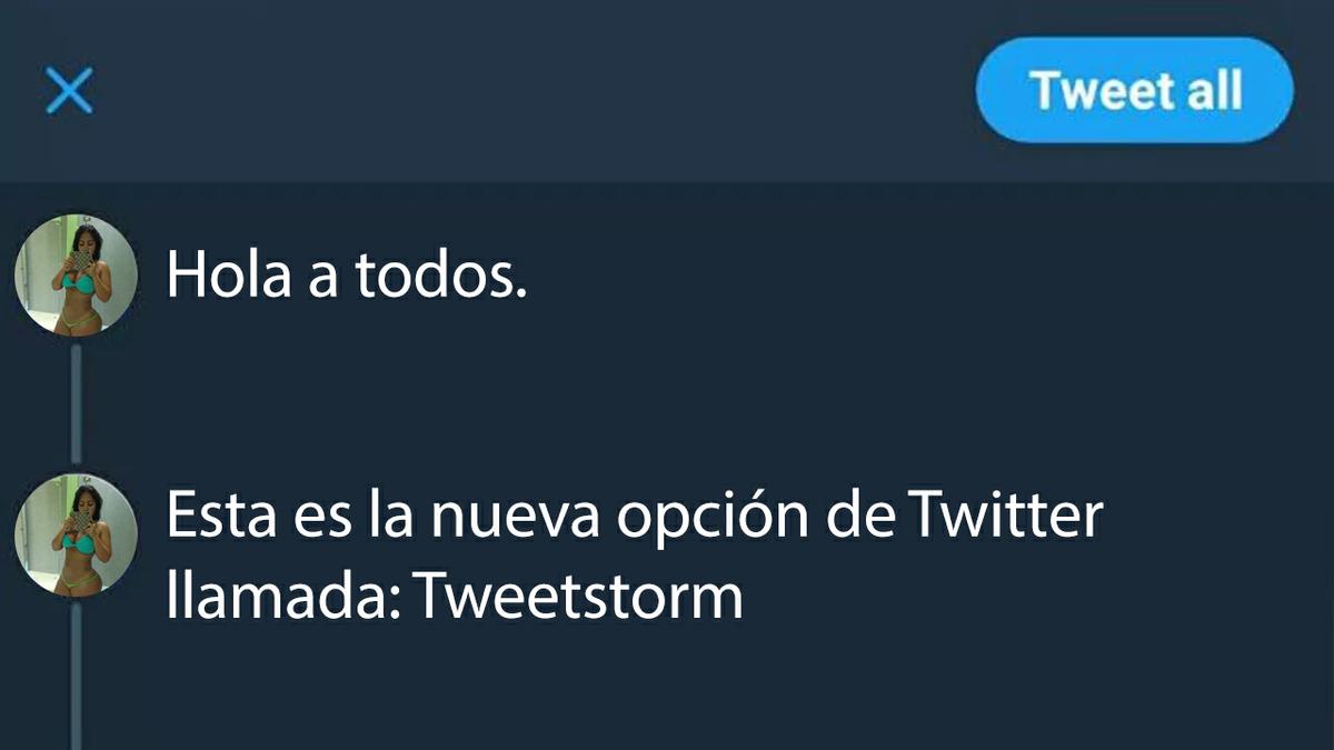Tweetstorm