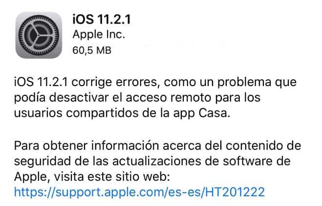 imagen iOS 11.2.1