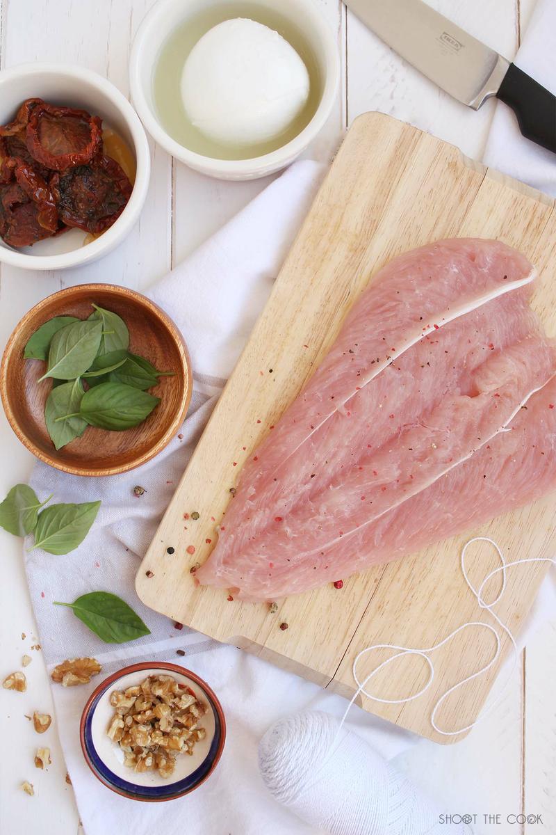 solomillo de pavo relleno