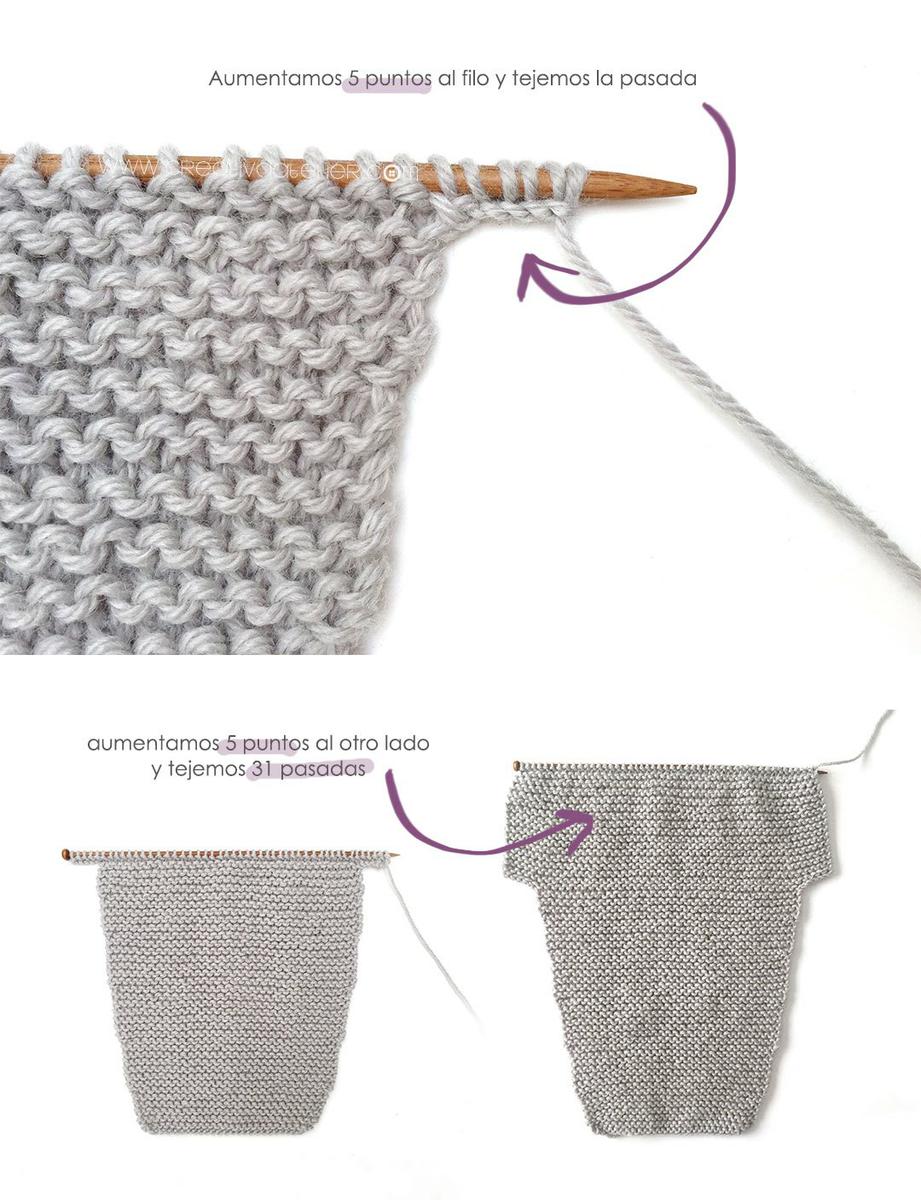 Cómo hacer un vestido de punto y tela combinado de bebé DIY - Tutorial y Patrón