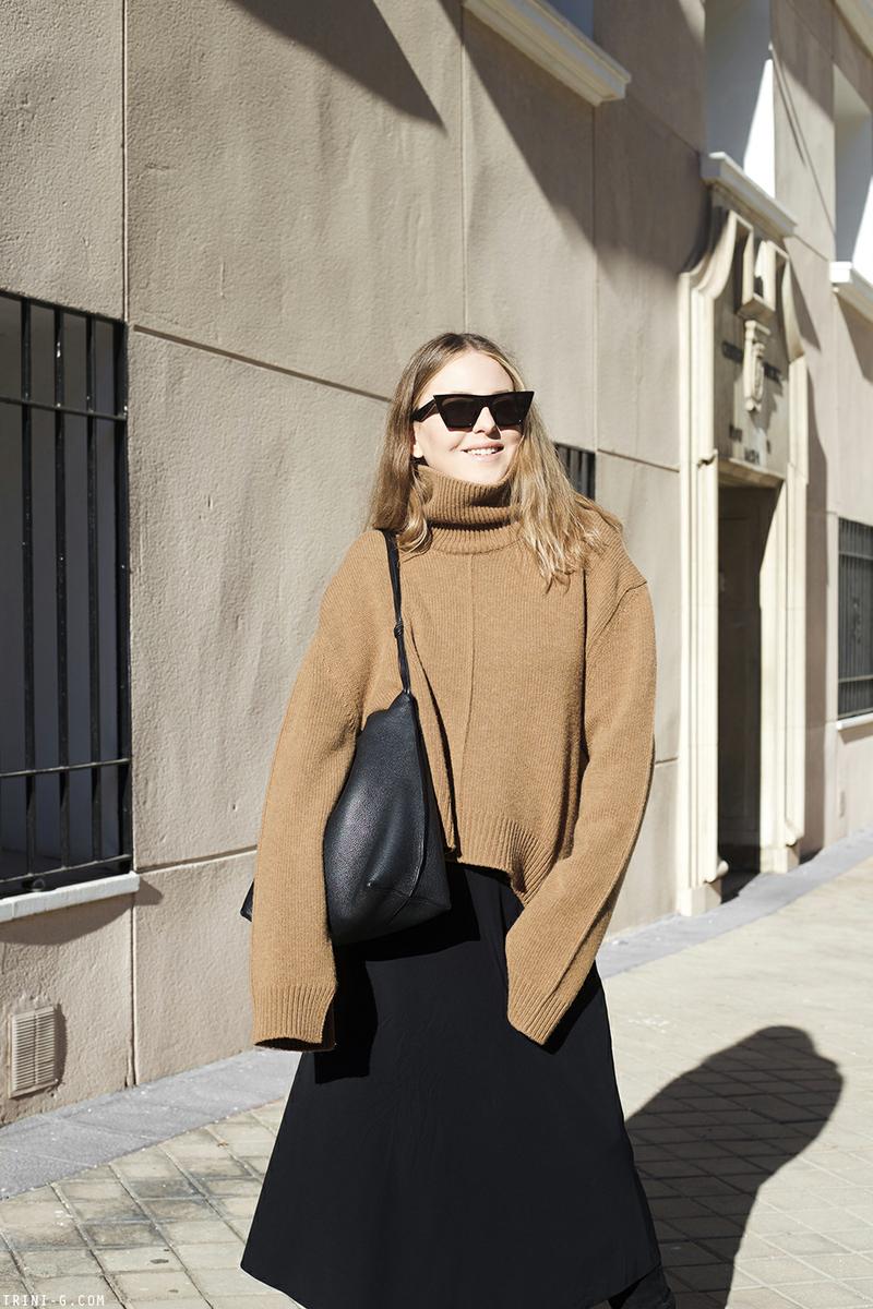 Trini | Céline knitwear The Row skirt