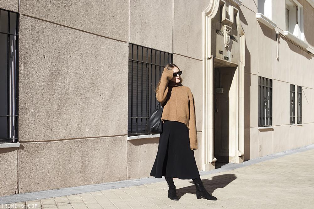 Trini | Céline knitwear The Row skirt