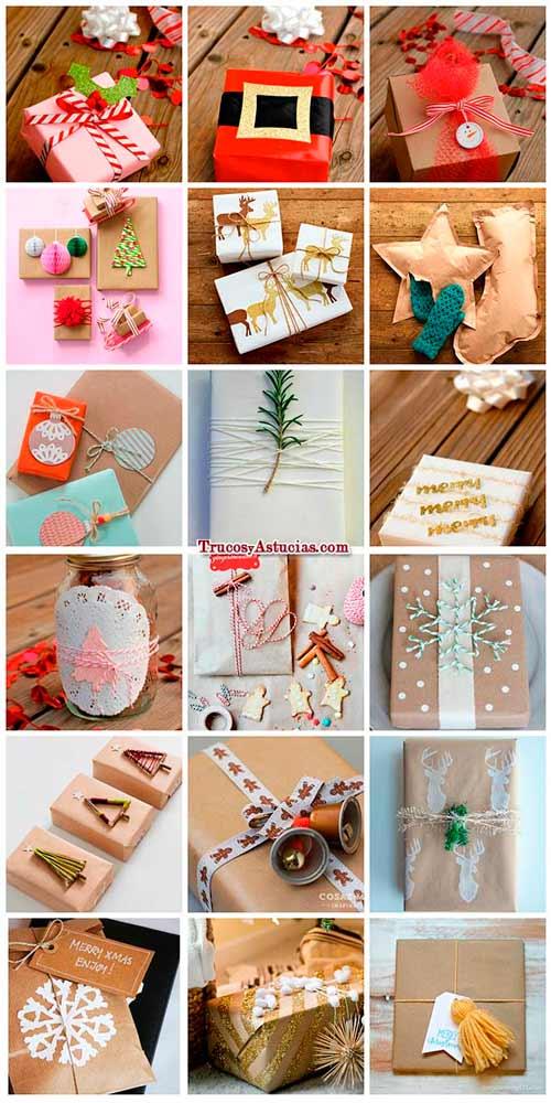 cómo envolver regalos de Navidad