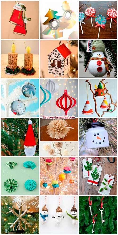 Adornos para el árbol de Navidad