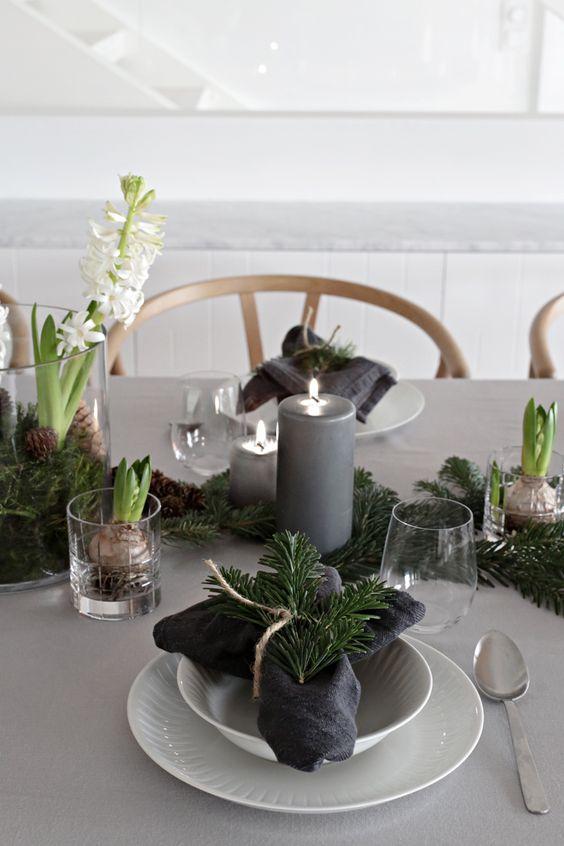 Detalles para la mesa de Navidad