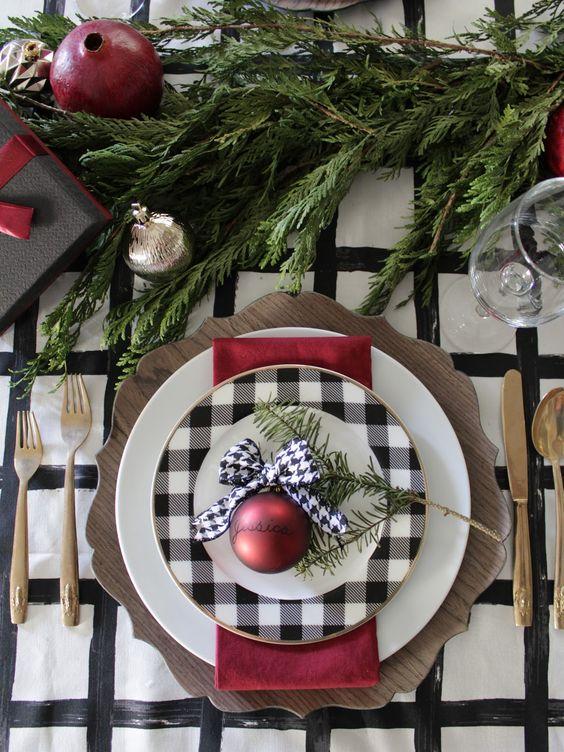 Detalles para la mesa de Navidad