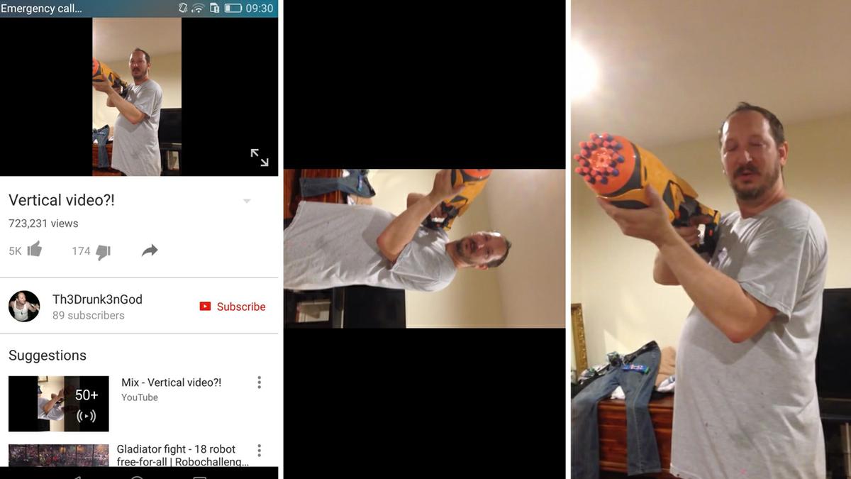 Youtube ya reproduce videos en vertical