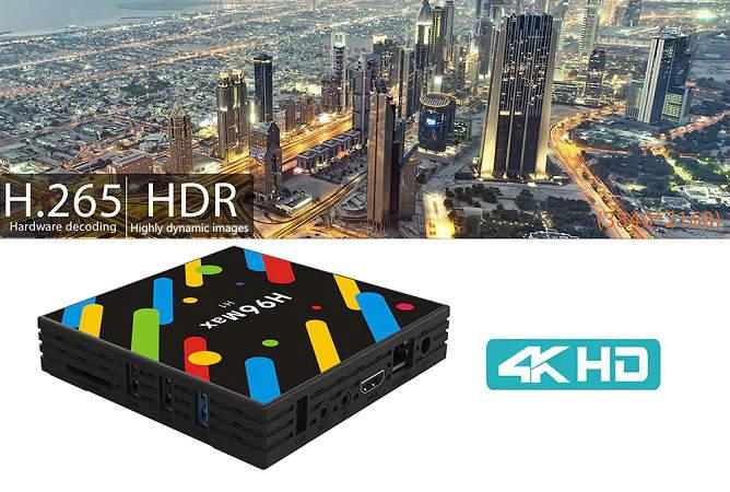 H96 MAX - H1 analisis reseña y opinión de esta TV Box con 4GB de RAM 32GB de almacenamiento interno CPU Rockchip RK3328 USB 3.0 Wifi 2.4G + 5G H.265 y HDR especificaciones y precio