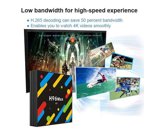 H96 MAX - H1 analisis reseña y opinión de esta TV Box con 4GB de RAM 32GB de almacenamiento interno CPU Rockchip RK3328 USB 3.0 Wifi 2.4G + 5G H.265 y HDR especificaciones y precio