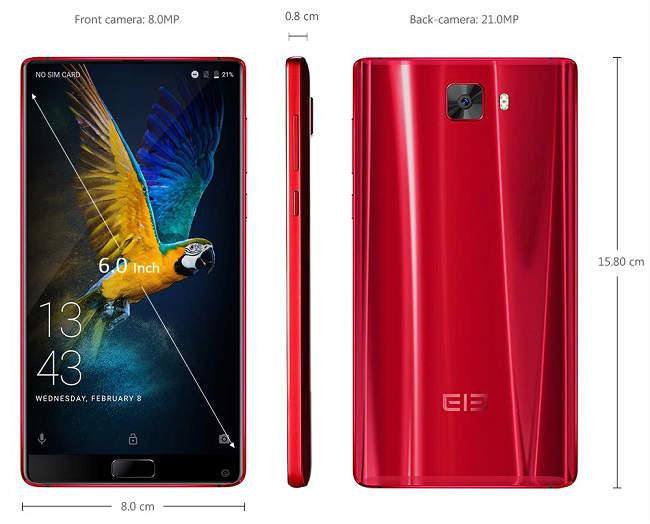 Elephone S8 analisis reseña review movil con CPU Helio X25 deca core a 2.5GHz pantalla 2K de 6" 4GB de RAM 64GB de almacenamiento cámara de 21MP de Sony y batería de 4000mAh especificaciones precio y opinión en español
