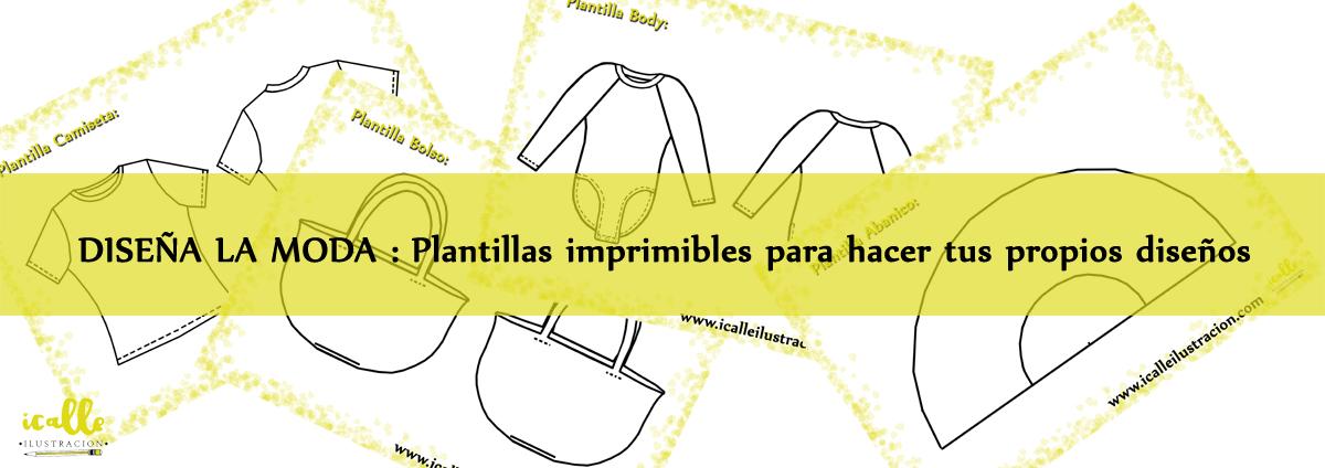 Plantillas imprimibles para hacer tus propios diseños
