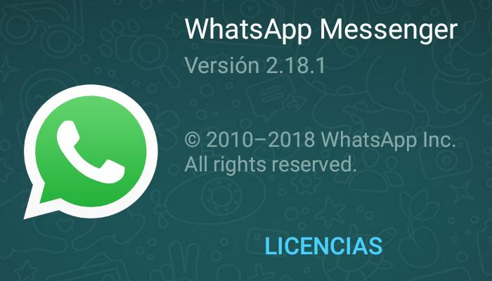 imagen WhatsApp para Android 2.18.1