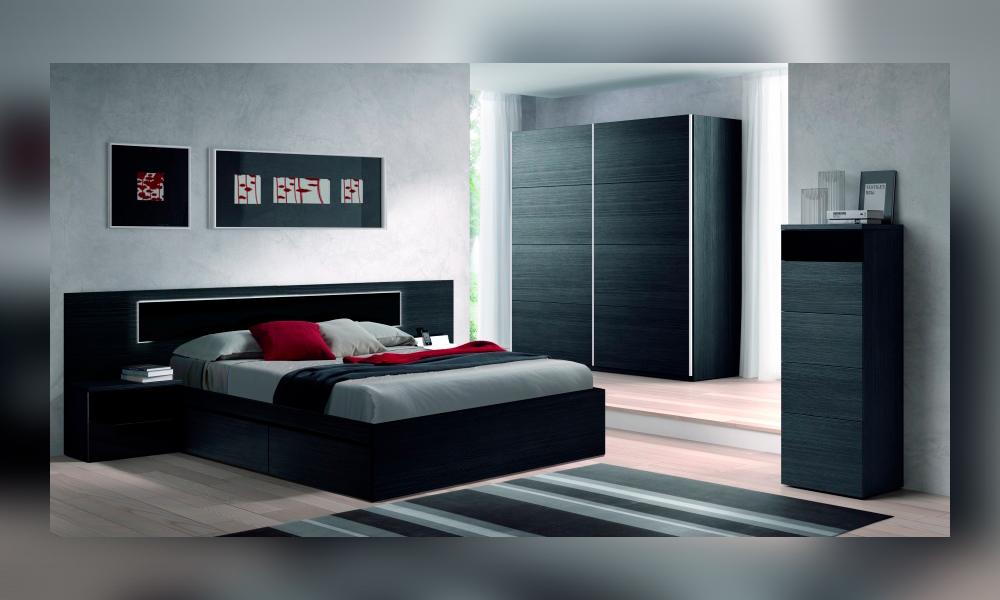 Cama 150x190 cm con 4 cajones SAINT TROPEZ