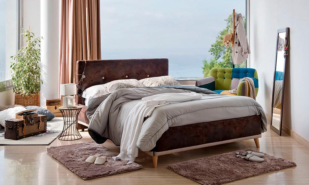 Cama 140x190 cm con cabecero DREAMS