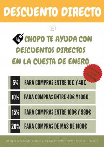 descuentos artesania chopo