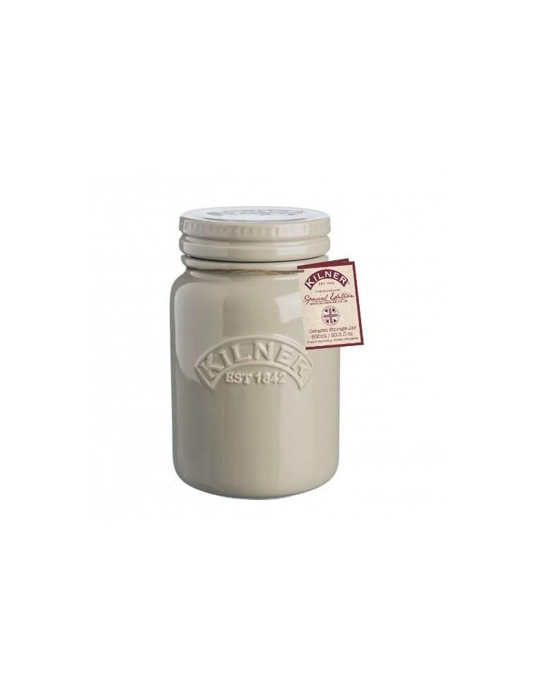 Tarro De Ceramica Gris Oscuro Kilner
