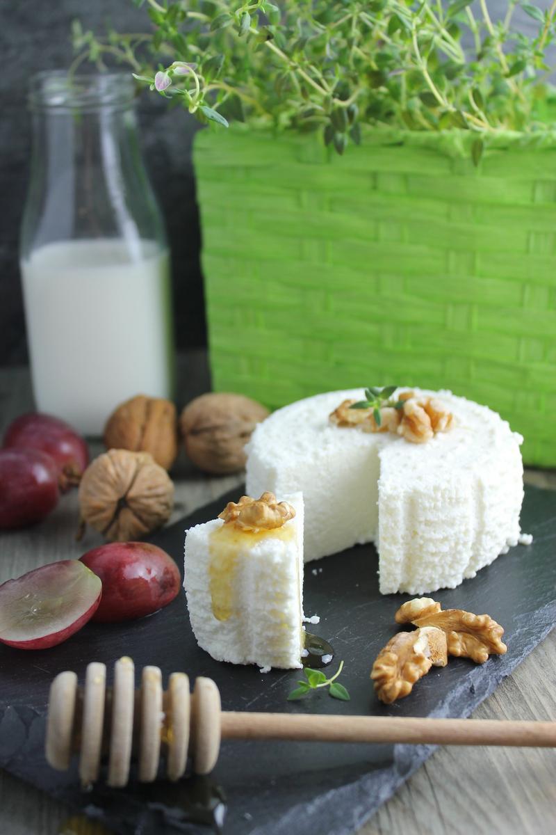 Queso frescoQueso fresco, requesón casero o ricota sin lactosa