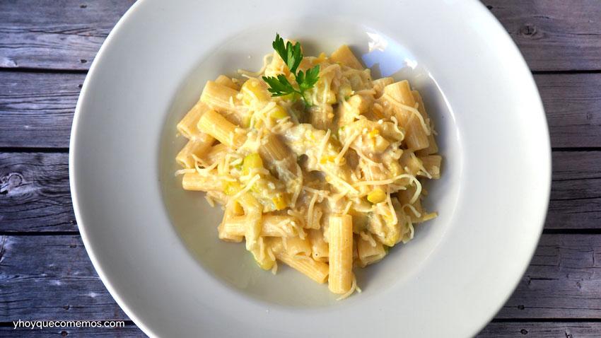 pasta con calabacin receta 1