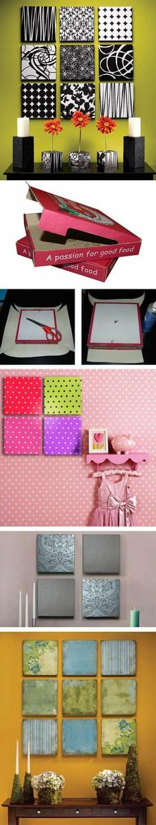 cuadros decorativos para la pared con cajas de cereal
