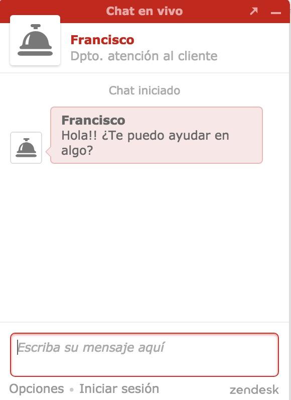 chat para generar confianza