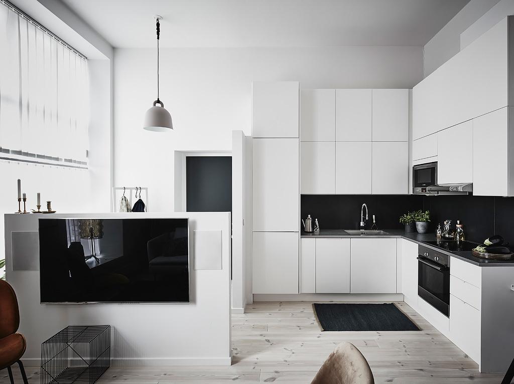 Inspiración de estilo nórdico en la cocina