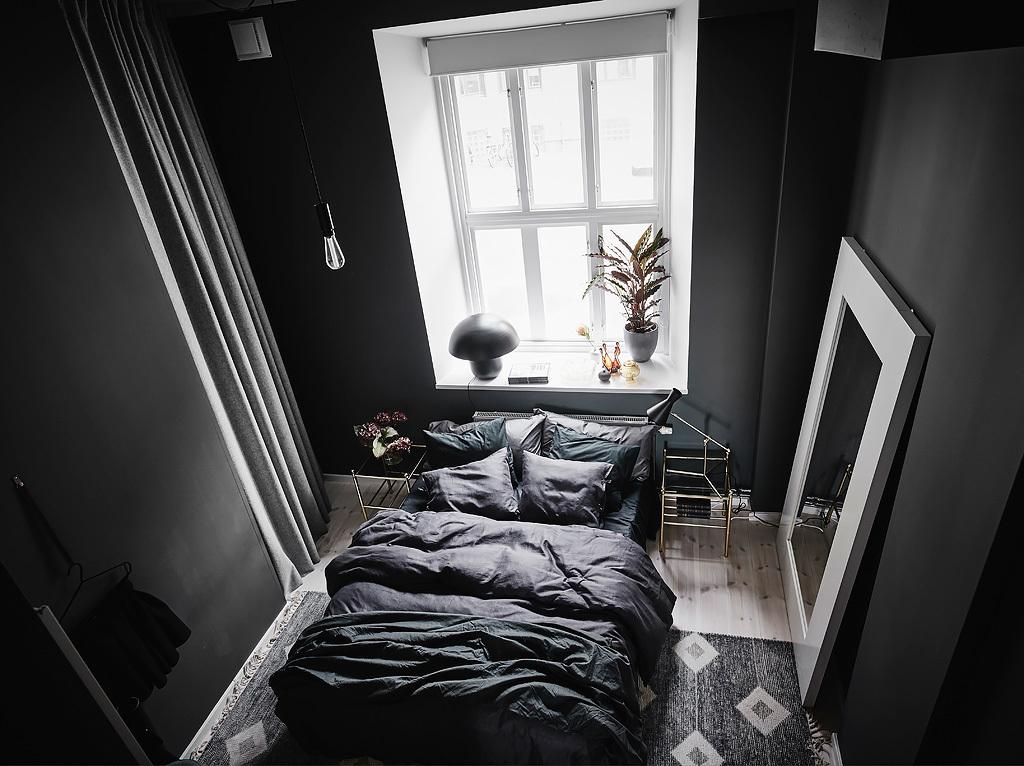inspiración de estilo nórdico dormitorio