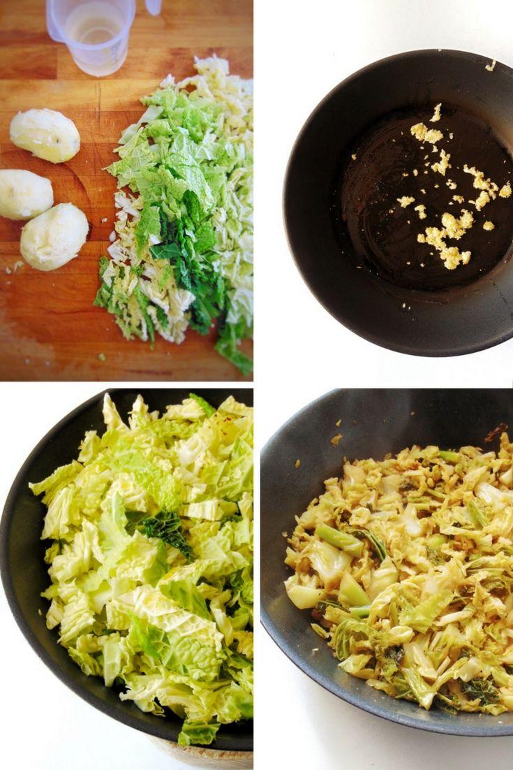 gratinado de patatas y col | recetas vegetarianas con col rizada