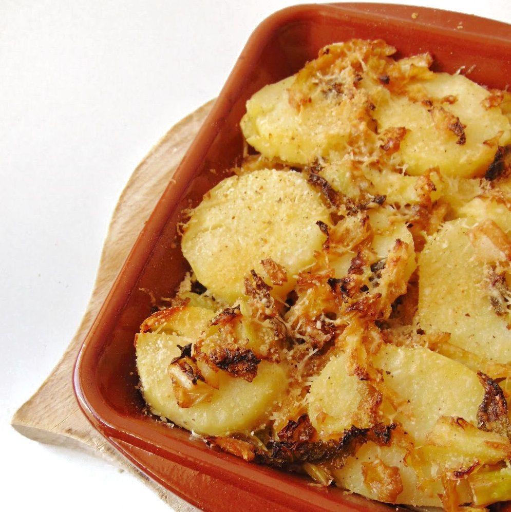Gratinado de patatas y col