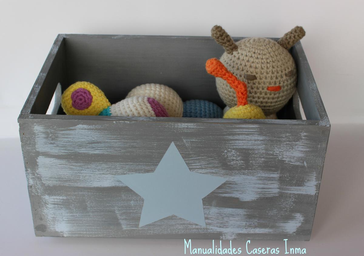 Manualidades Caseras Inma_ Caja de madera con estrella _fase de lijado