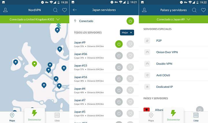 Las mejores aplicaciones de VPN para moviles tabletas Android apps para navegar seguro y de forma privada con servidores de todo el mundo sin restriccion local para P2P, Onion Over VPN, Anti DDoS, IPs dedicadas