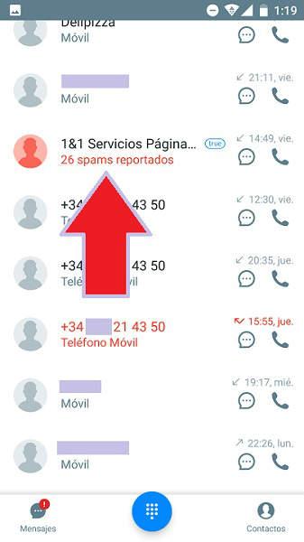 identificar llamada oculta descubrir quien te llama desde numero de telefono oculto privado o desconocido gestionar y bloquear spam en sms y llamadas