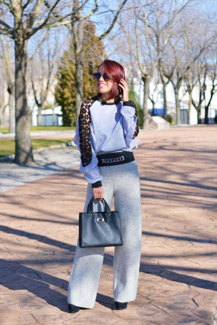 Estilo casual con sudadera