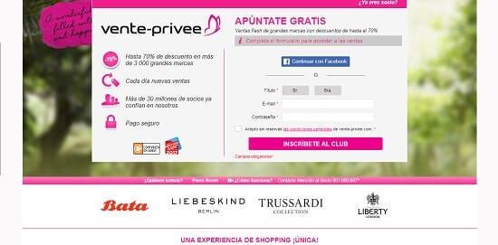 Vente-privee web