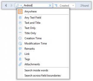 buscar notas en windows