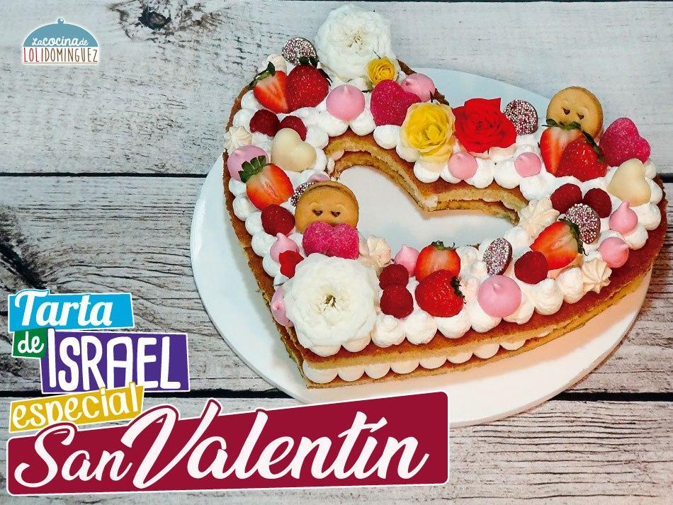 Tarta de San Valentín - Tarta de Israel tendencia 2018