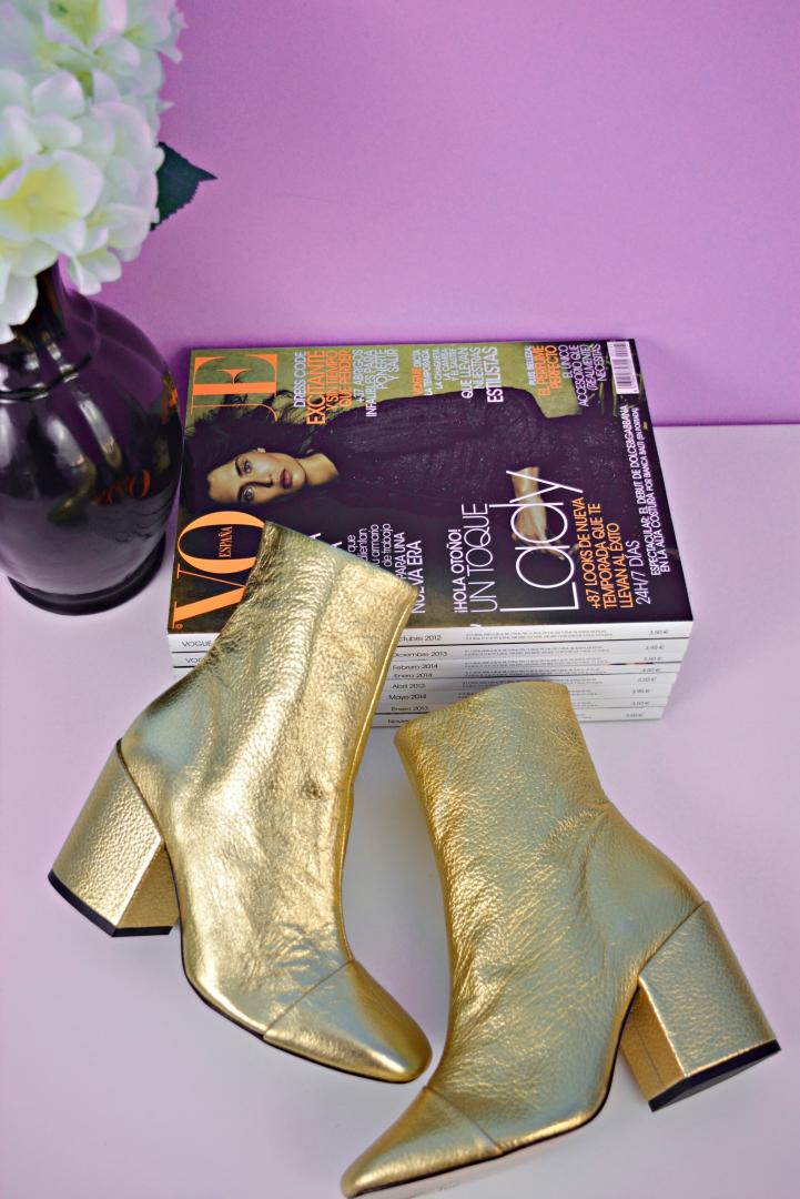 Botines dorados 1