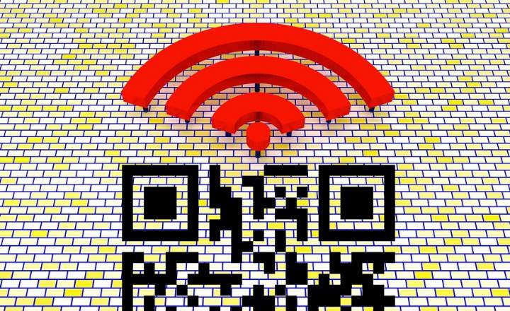 compartir wifi con código QR para móviles con contraseña oculta como generar un código QR personalizado y privado para enviar por email whatsapp etc