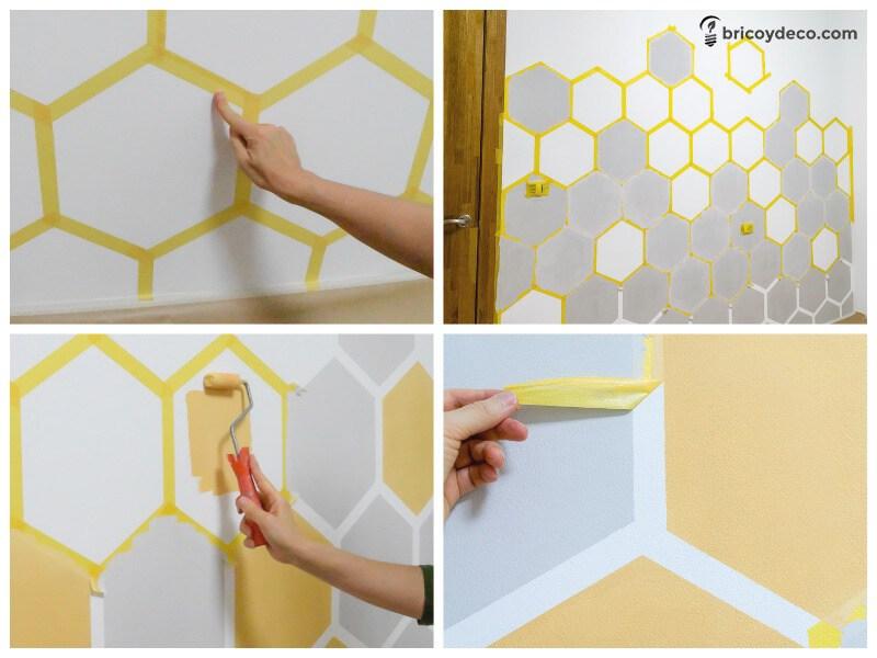 pintar líneas perfectas con cinta washi