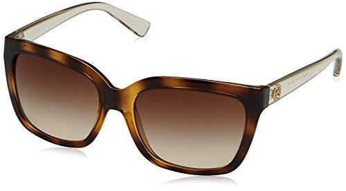 Michael Kors Womens Sandestin Tortoise Smokey Transparent Sunglasses