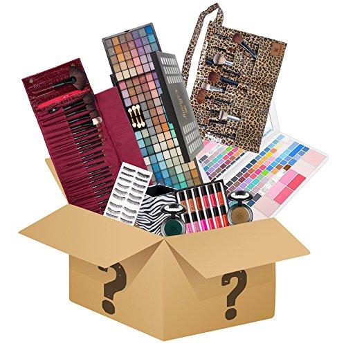 SHANY Holiday Surprise - Exclusive All in One Makeup Set - Includes Pro Makeup Brush Set, Eyeshadow Palette ,Makeup Set, Lipgloss Set and etc. - COLORS VARY