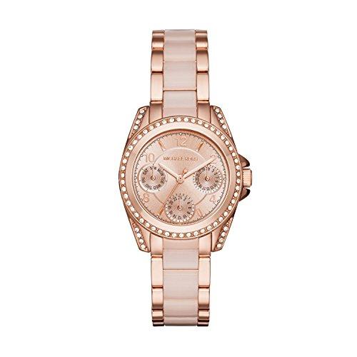 Michael Kors Womens Mini Blair Rose Gold-Tone Watch MK6175