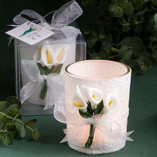 Fashioncraft Calla Lilly Wedding Favor Candles, 30.