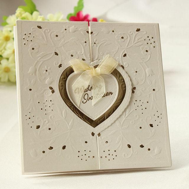 Invitacion de Boda Corazones