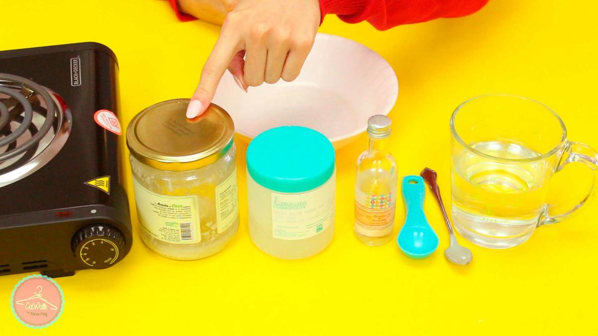 receta natural crema para peinar rizos