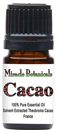 Miracle Botanicals Cacao Absolute Oil - Hexane Free Extraction - 100% Pure Theobroma Cacao - Therapeutic Grade - 5ml